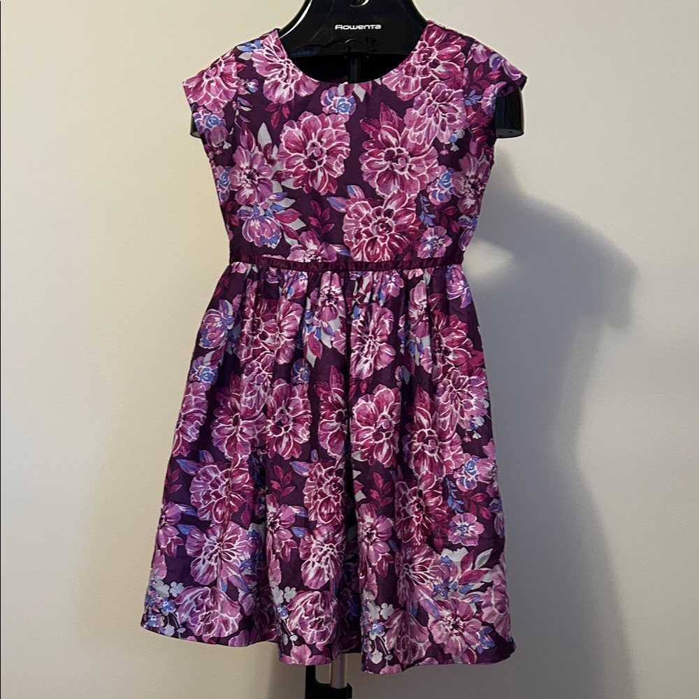 Gymboree Purple Floral Kids Dress